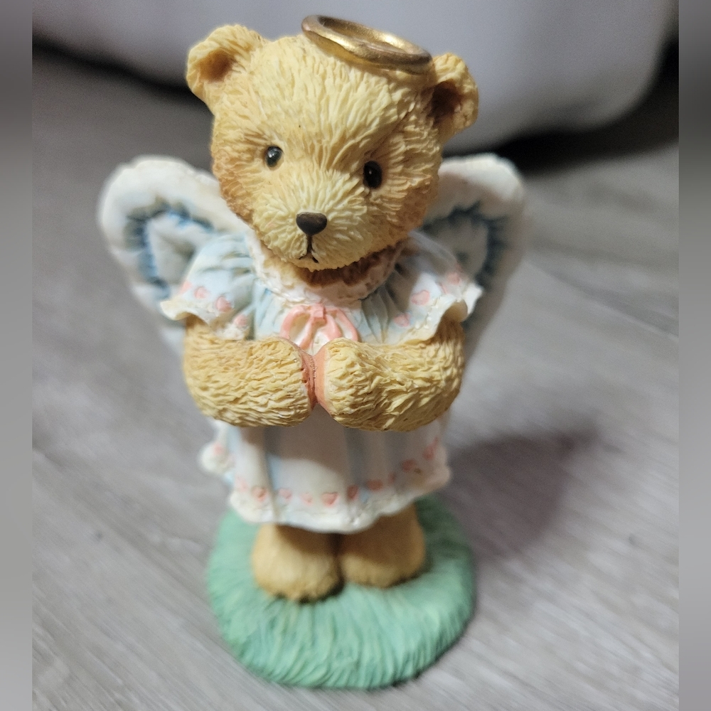 Vintage collectable Cherished Teddies "Angie-I Bought The Star" angel bear figur
